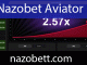 Nazobet aviator oyununu güvenle takdim etmektedir.